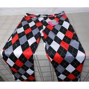 NWT! Royal & Awesome Mens Argyle Diamonds in the Rough Golf Pants Trousers 36/30